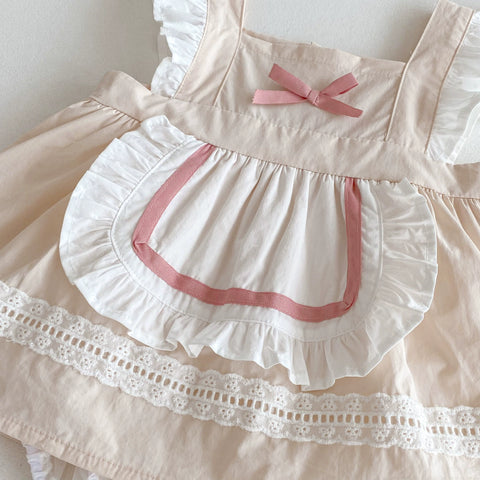 Baby Girl Ruffle Apron Dress