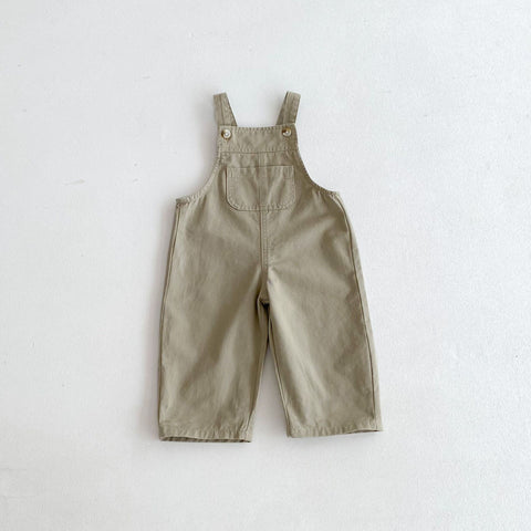Unisex Kids Denim Overalls
