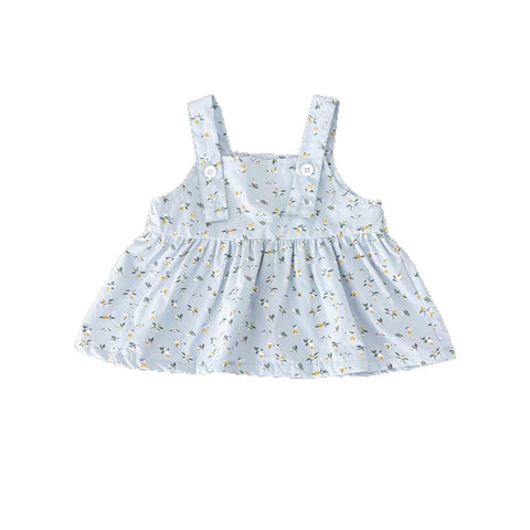 Baby Girl Overall Layered Bodysuit Dress