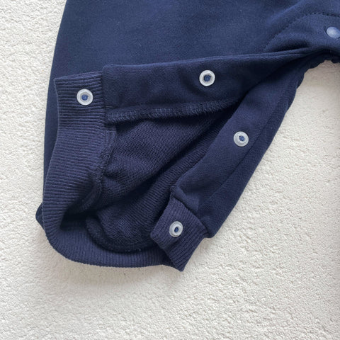 Baby Boy Happy Face Romper