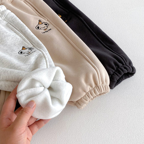 Baby Cartoon Fleece Sweat Pants