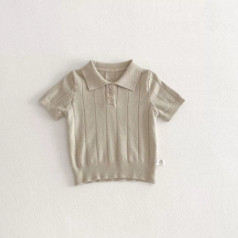 Baby Boy Knit Polo Shirt