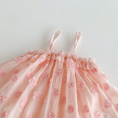 Baby Girl Rosette Cami Bodysuit Dress