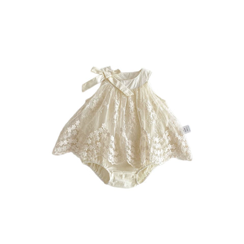 Baby Girl Halter Lace Swing Dress