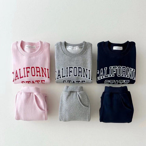2 Pc California State Sweat Suit
