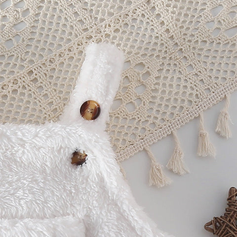 Baby Shearling Overall Pocket Onesie