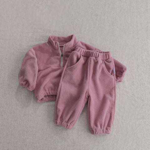Baby Fleece Quarter Zip Set