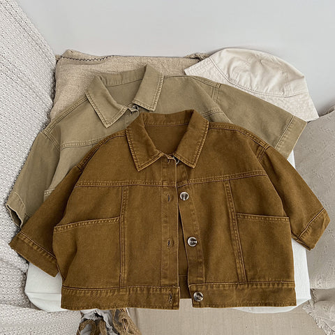 Boys Wide Style Denim Jacket