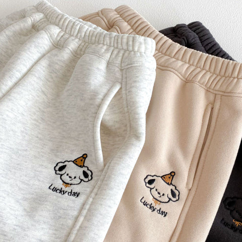 Baby Cartoon Fleece Sweat Pants