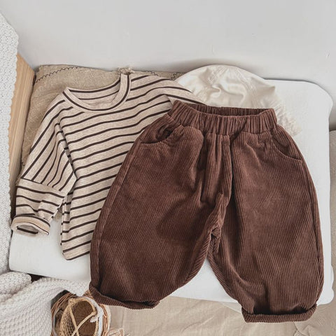 Baby Corduroy Elastic Pants