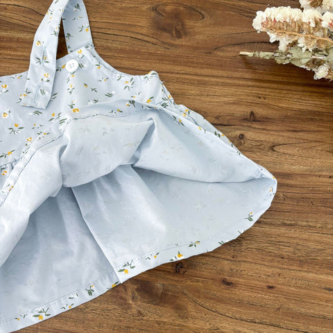 Baby Girl Overall Layered Bodysuit Dress
