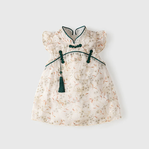 Baby Girl Tassel Cheongsam Dress