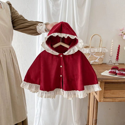 Girls Fairy Tale Ruffle Cape