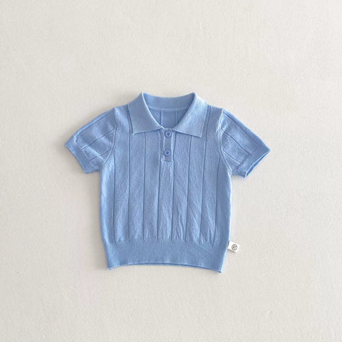 Baby Boy Knit Polo Shirt