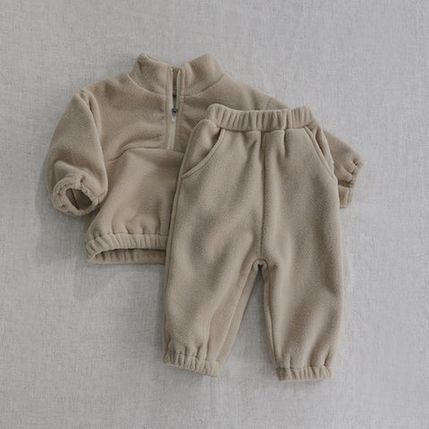 Baby Fleece Quarter Zip Set