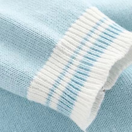 Baby Boy Knit Preppy Polo Romper