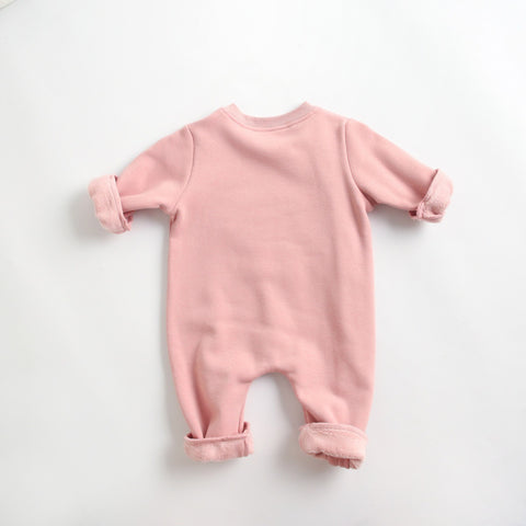 Baby Cute Food Button Romper