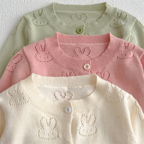 Baby Girl Bunny Cardigan