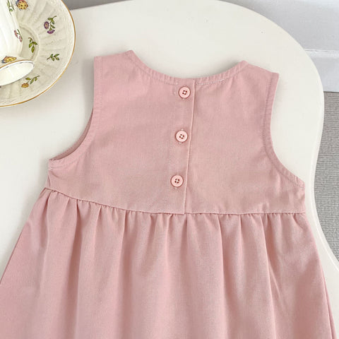 2 Pc Baby Girl Floral Shirt & Pink Jumpsuit Set
