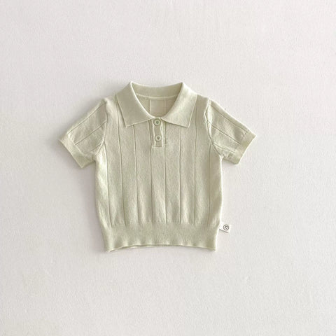 Baby Boy Knit Polo Shirt