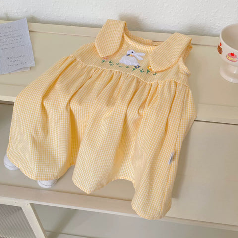 Baby Girl Rabbit Patch Summer Dress