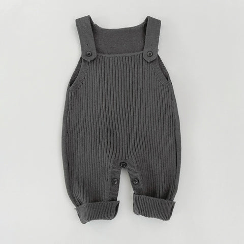 Unisex Baby Knit Autumn Overalls