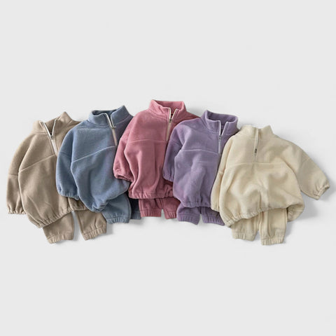 Baby Fleece Quarter Zip Set