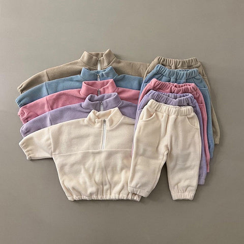 Baby Fleece Quarter Zip Set