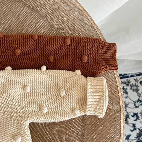 Baby Girl Pom Pom Cardigan